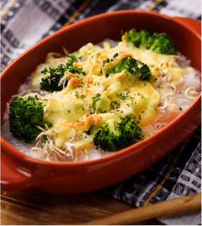 ヨーグルトでつくるおかゆアレンジあっさりドリア