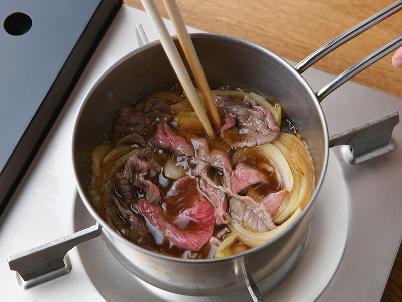 おなかにやさしいレシピ:ほっこり・牛玉ねぎ丼